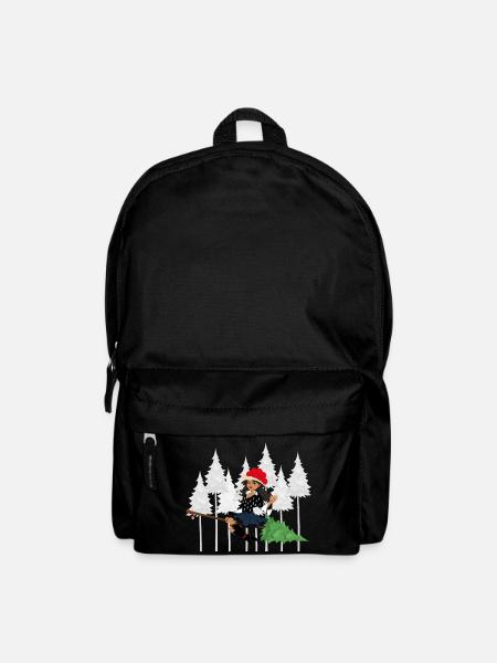 Balai Bollenhut sorcier moderne de la Forêt-Noire - Sac à dos - noir