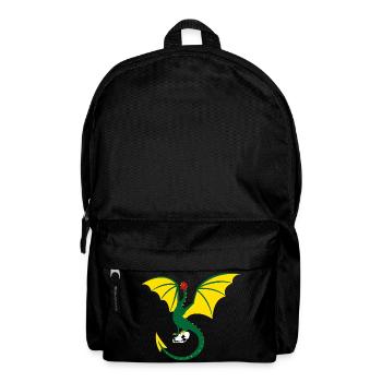 Jugger Basilisken Basel Merch - Rucksack - Schwarz - Vorne