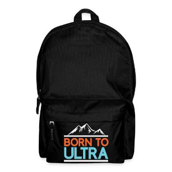 Né pour Ultra Running - Sac à dos - noir - Devant