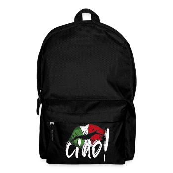 hallo - Rucksack - Schwarz - Vorne