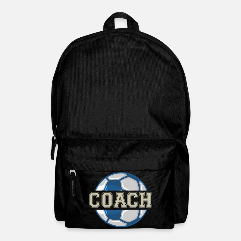 Trainer Trainer Trainer Fußball Sport - Rucksack - Schwarz