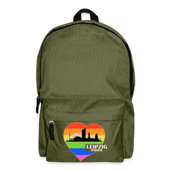 Leipzig Pride CSD - Rucksack - Olivgrün - Vorne