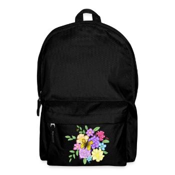 Flower bouquet - Backpack - black - Front