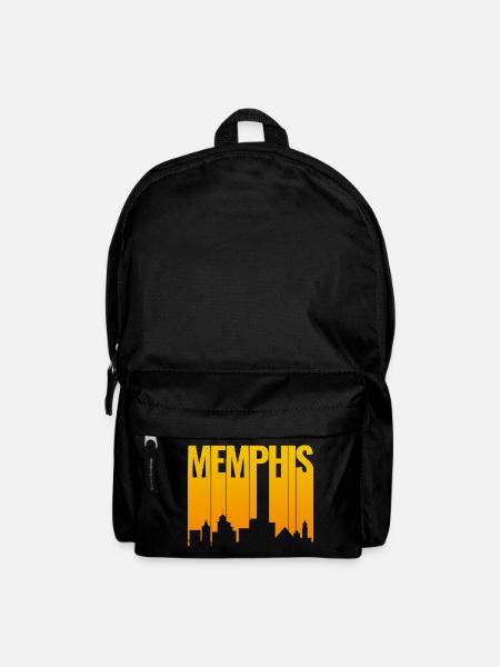 Memphis Skyline Gold Gradient - Rucksack - Schwarz
