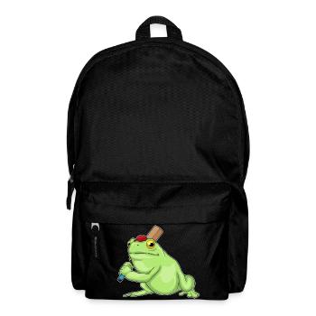 Grenouille Grillon Chauve-souris de cricket - Sac à dos - noir - Devant