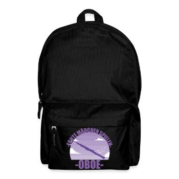 Oboe Musikerin Instrument Mädchen Geschenk - Rucksack - Schwarz - Vorne