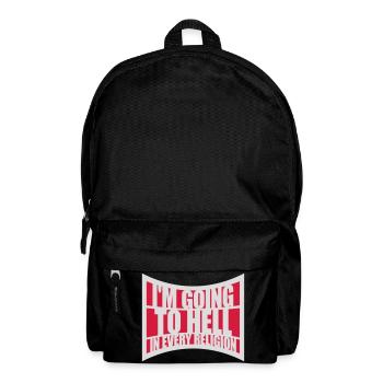 in going to hell - Backpack - black - Front