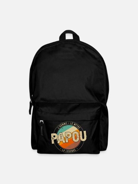 Papou la légende - Sac à dos - noir