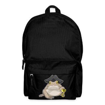 Chapeau de pirate de grenouille - Sac à dos - noir - Devant