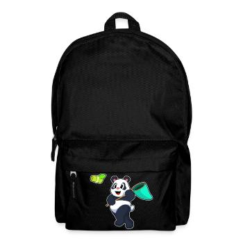 Pêche au filet de débarquement du panda pêcheur - Sac à dos - noir - Devant