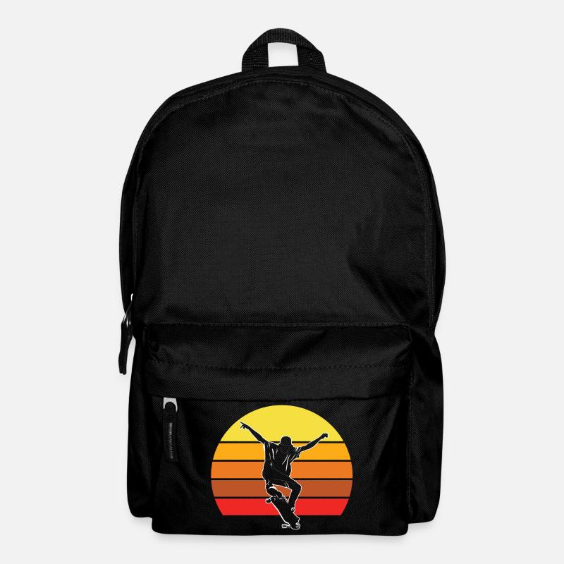 Skateboard, Skateboard, Skateboard-Fan - Rucksack - Schwarz