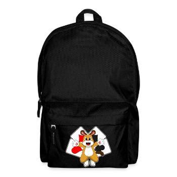 Hund Poker Pokerkarten - Rucksack - Schwarz - Vorne