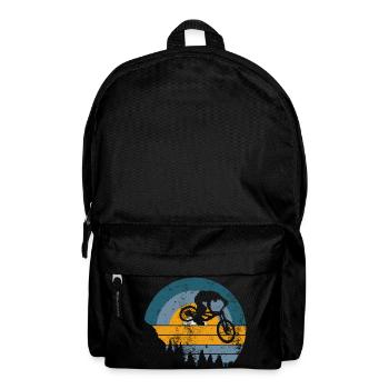 Sunset MTB Jump Silhouette - Backpack - black - Front