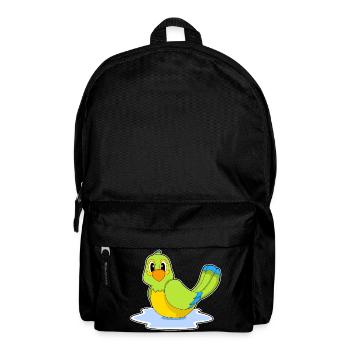 Perroquet nageant - Sac à dos - noir - Devant