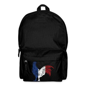 Drapeau de la France - Drapeau France - Racines - Sac à dos - noir - Devant