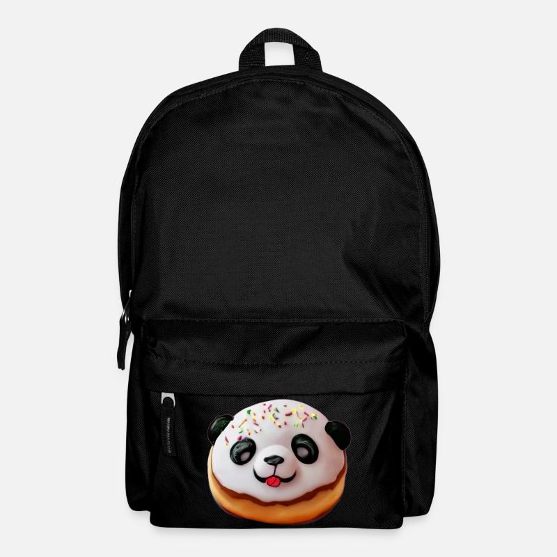 Bébé Panda Donut - Sac à dos - noir