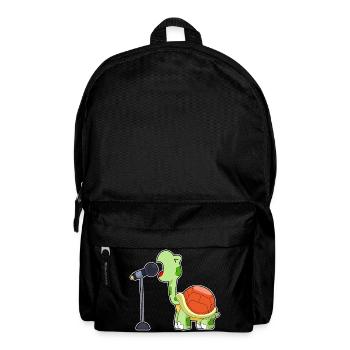 Chant Turtle Singer Microphone Chant - Sac à dos - noir - Devant