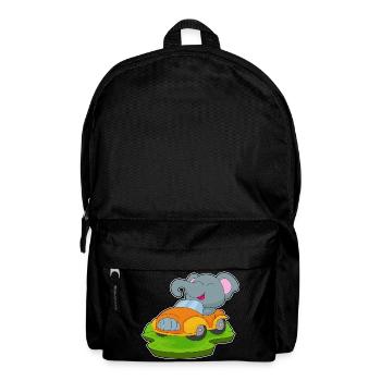 Elephant Car - Backpack - black - Front