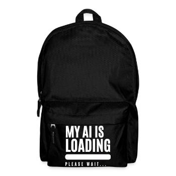 Graphiques humoristiques de l’écran de chargement - Sac à dos - noir - Devant