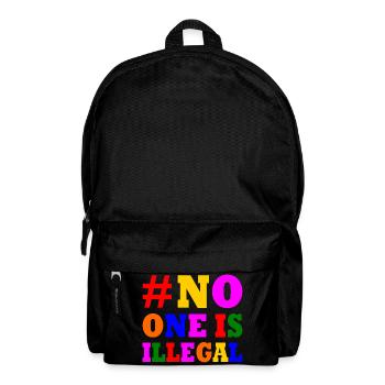 No one is illegal - Backpack - black - Front