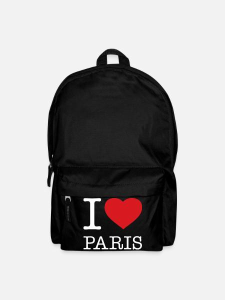 I LOVE PARIS - Backpack - black