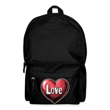 Heart of Love Illustration - Backpack - black - Front