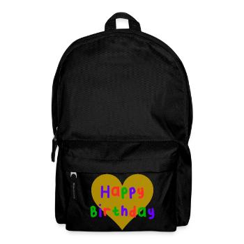 20. 20 ANS. 20e ANNIVERSAIRE. ANNIVERSAIRE 20 ANS. - Sac à dos - noir - Devant