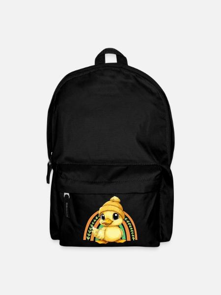 Ente Süß Niedlich Baby Kinder Tier Entchen Cartoon - Rucksack - Schwarz