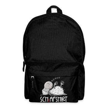 Kleines Schlafendes Schaf Träumt Schlafshirt - Rucksack - Schwarz - Vorne