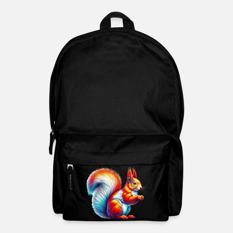 Eichhörnchen - Rucksack - Schwarz