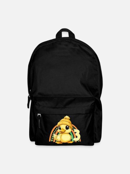 3. Geburtstag Ente Regenbogen Süß Niedlich - Rucksack - Schwarz
