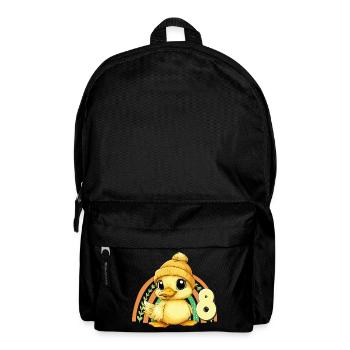 8. Geburtstag Ente Regenbogen Süß Niedlich - Rucksack - Schwarz - Vorne