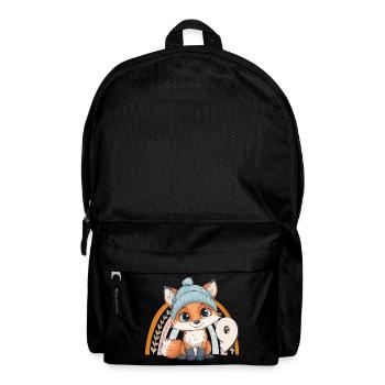 9. Geburtstag Fuchs Regenbogen Süß Niedlich - Rucksack - Schwarz - Vorne