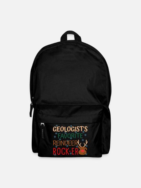 Geologist Weihnachten fav. Reindeer xmas Geologie - Rucksack - Schwarz
