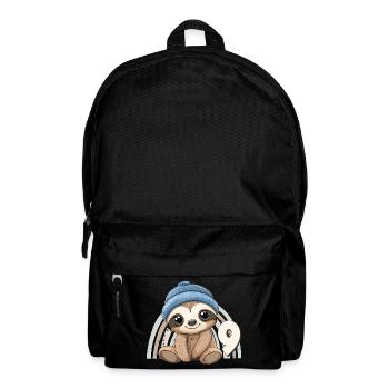 9ème anniversaire Paresseux Arc-en-ciel Mignon Mignon - Sac à dos - noir - Devant