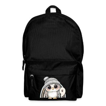 9th Birthday Owl Rainbow Cute Cute - Backpack - black - Front