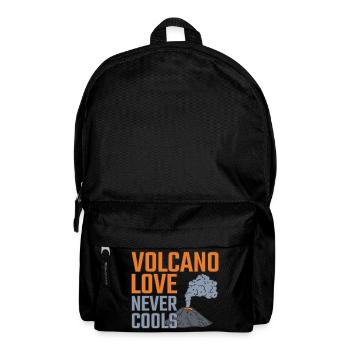 Volcanology Volcano Love Volcanologist - Rucksack - Schwarz - Vorne