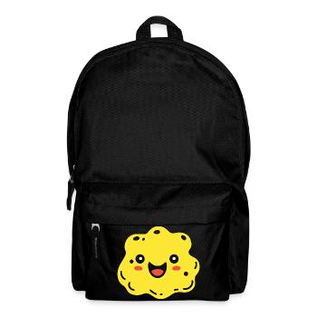 Design de Biscuit Mignon et Coloré éponge - Sac à dos - noir - Devant