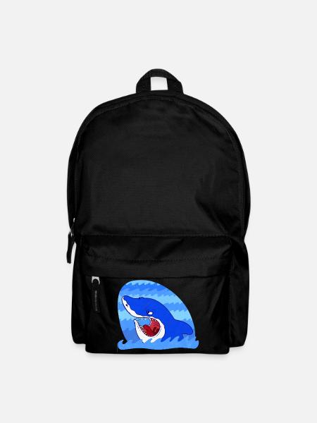 Requin sinistre - Sac à dos - noir