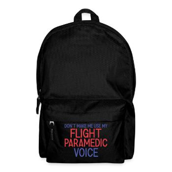 Flight Paramedic Voice Air Rescue - Backpack - black - Front