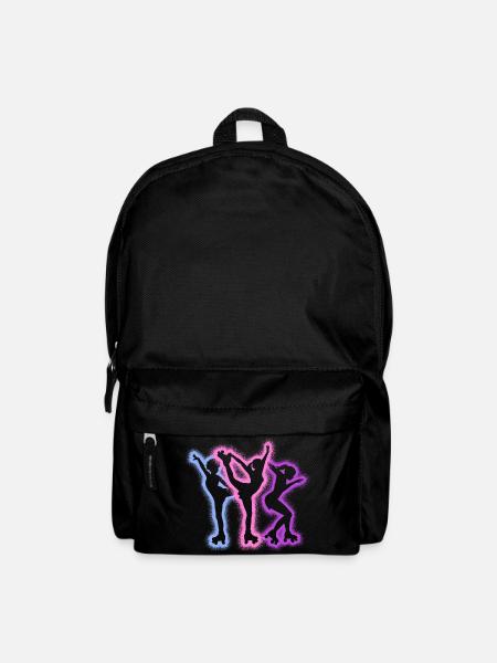 Rollschuhe Roller Skates Silhouetten Rollschuh - Rucksack - Schwarz