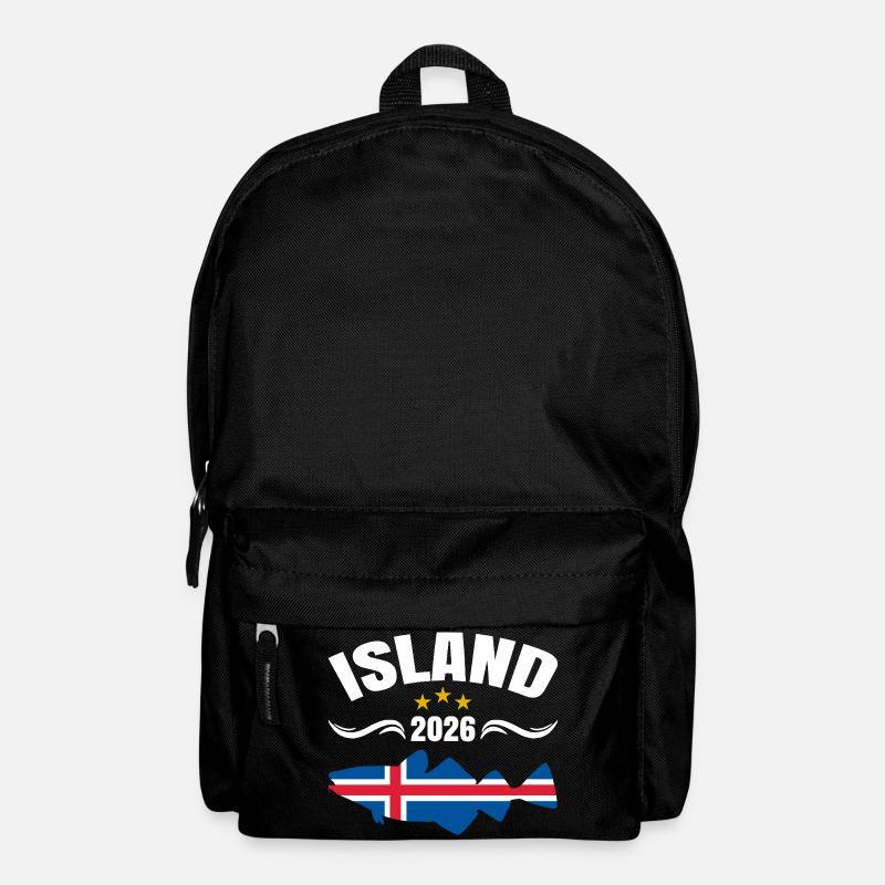 Angelurlaub Island 2026 - Rucksack - Schwarz