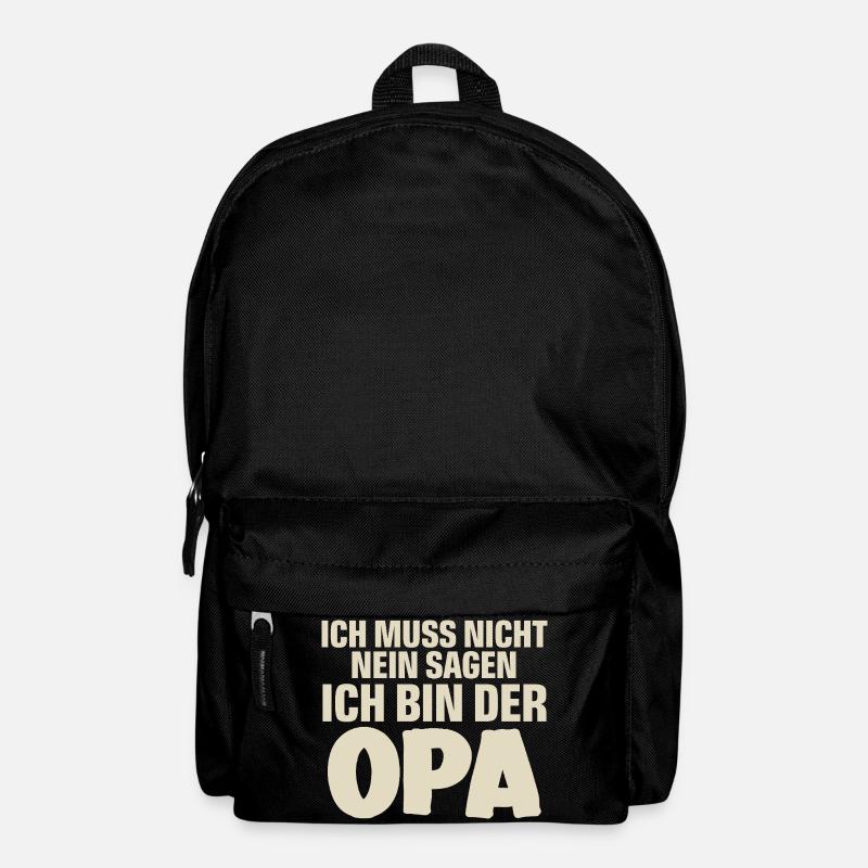 Opa - Rucksack - Schwarz