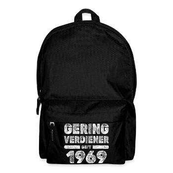 Geringverdiener 1969 - Rucksack - Schwarz - Vorne