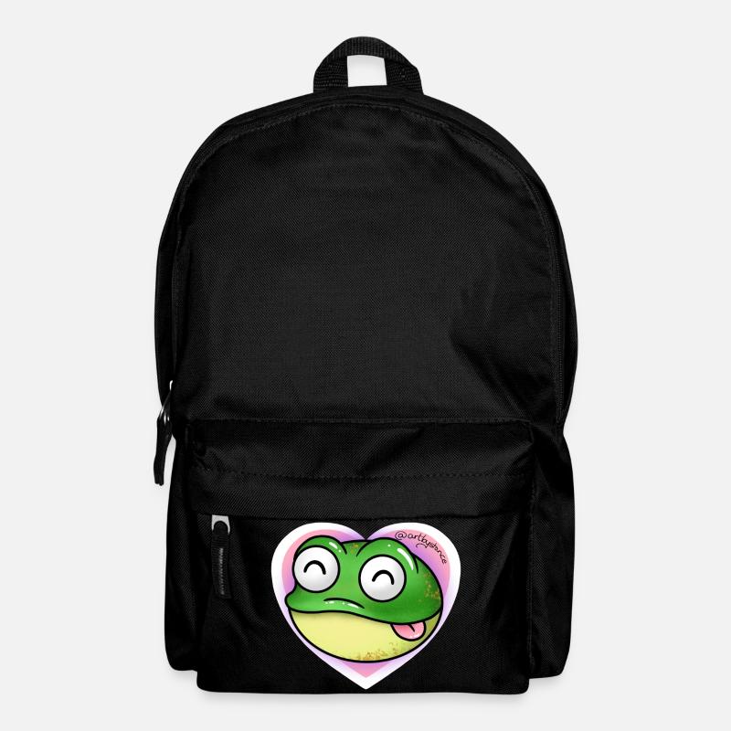 Frosch - Rucksack - Schwarz