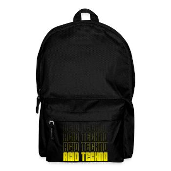 Acid Techno Repetition Gradient - Backpack - black - Front