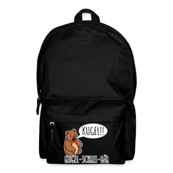 Kugelschrei-Bär Ein Bär der Kugel schreit! Random - Rucksack - Schwarz - Vorne