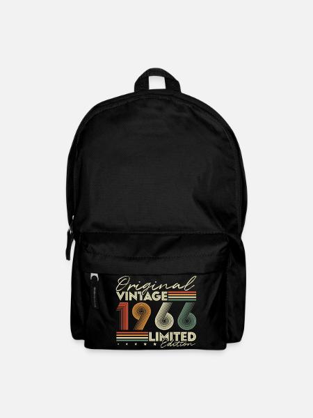 Original 1966 Jahrgang Vintage Geburtstag Retro - Rucksack - Schwarz