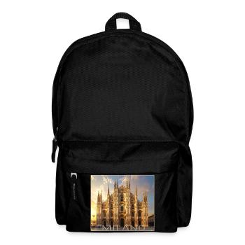Mailand, Milano, Dom - Rucksack - Schwarz - Vorne