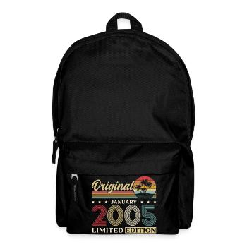 21e anniversaire Original janvier 2005 - Sac à dos - noir - Devant